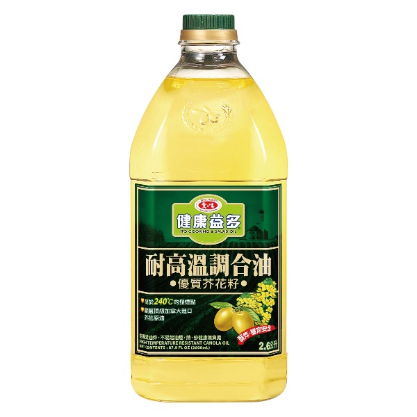 愛之味優質芥花籽耐高溫調合油-2.6L