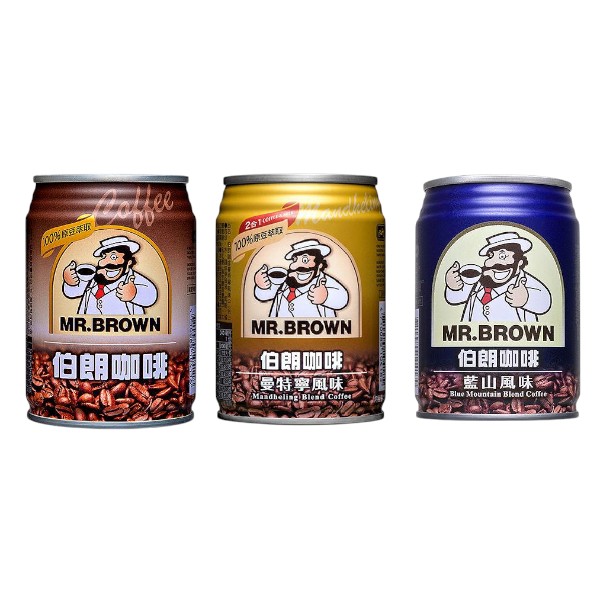 伯朗咖啡 原味/曼特寧風味/藍山風味 6入
