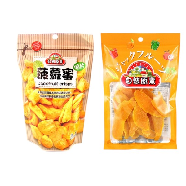 自然原素 菠蘿蜜脆片/鮮採芒果乾