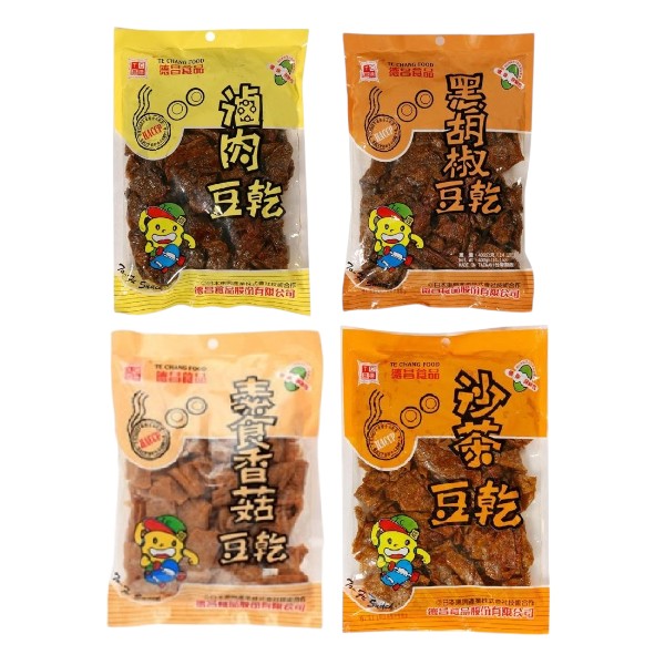 德昌豆乾  沙茶/素食香菇/黑胡椒/滷肉
