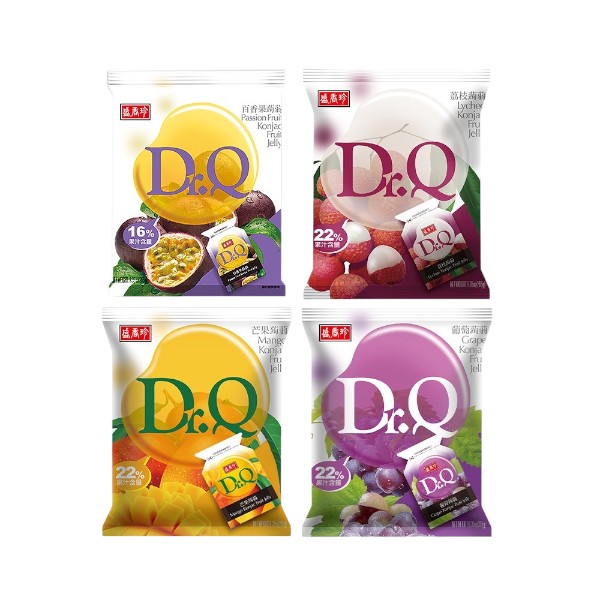 盛香珍Dr.Q蒟蒻 百香果/芒果/荔枝/葡萄