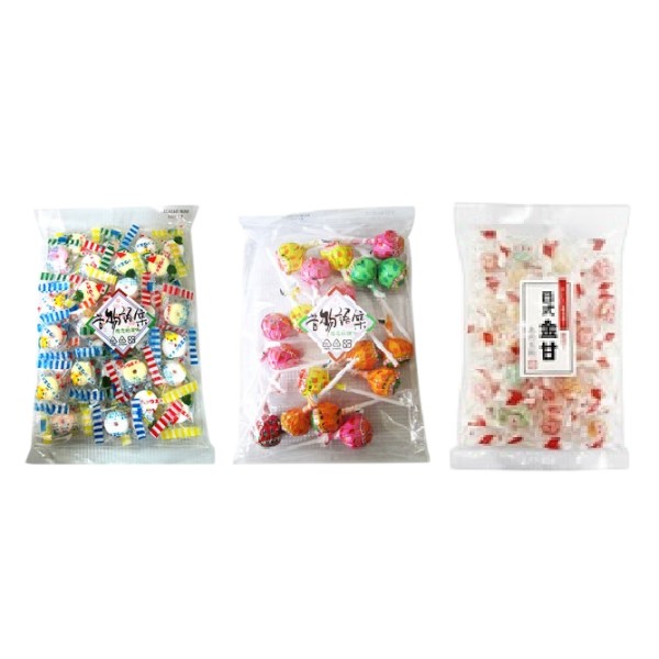 立晟日式金甘/日式口笛糖/台灣棒棒糖袋裝