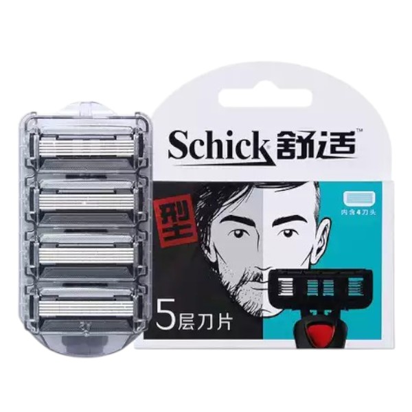 舒適5刮鬍刀頭4入