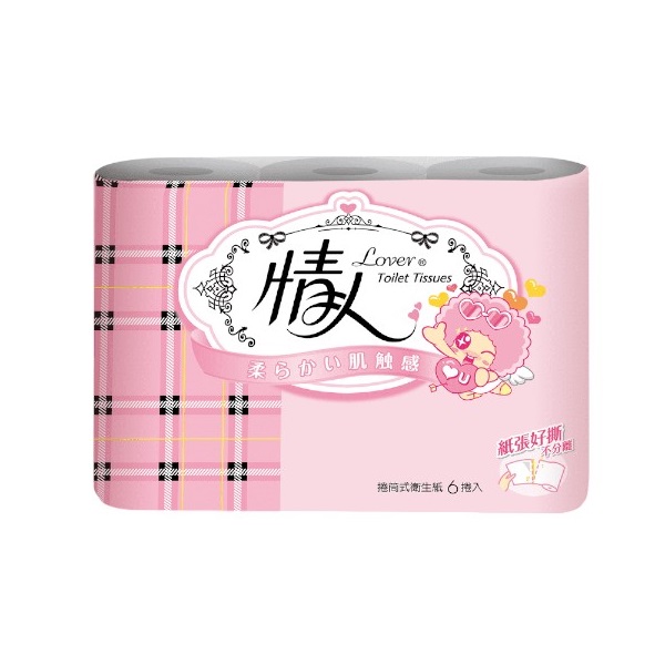 情人捲筒式衛生紙 240組X6捲入