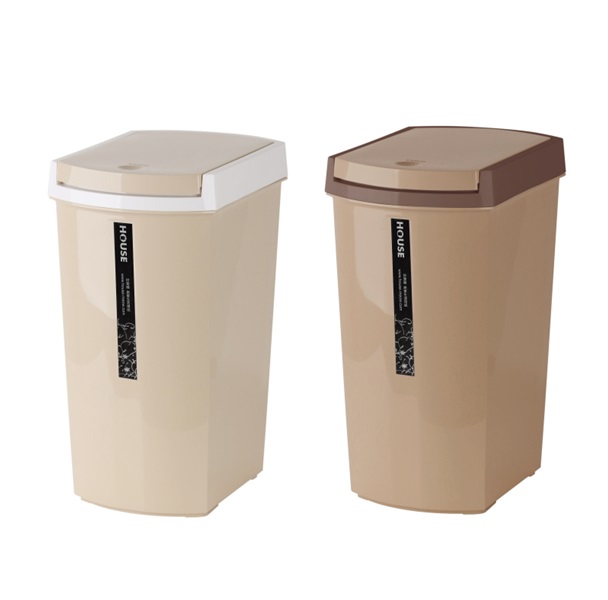 好室喵House摩卡按壓式垃圾桶