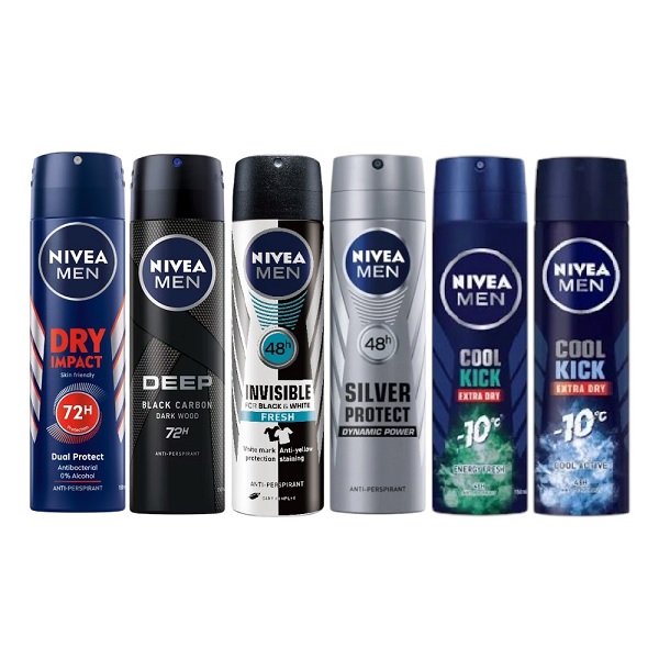 妮維雅男士止汗爽身噴霧