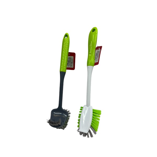 粉彩小兔綠柄清潔刷