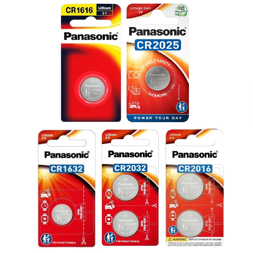 Panasonic 鋰鈕扣電池 CR1616 CR1632 CR2016 CR2025 CR2032 