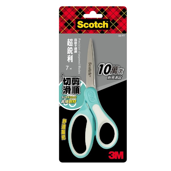 3M Scotch 超銳利不銹鋼金屬事務剪刀