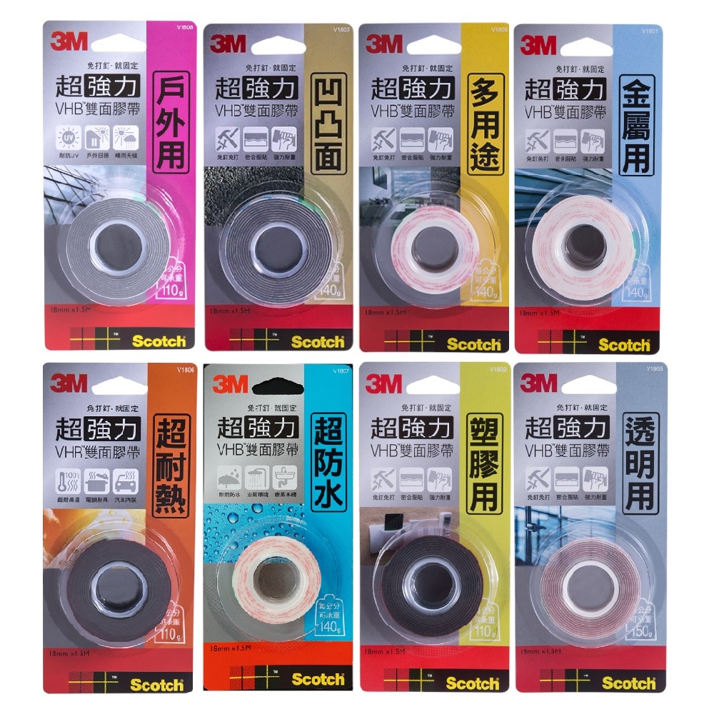 3M VHB超強力雙面膠帶