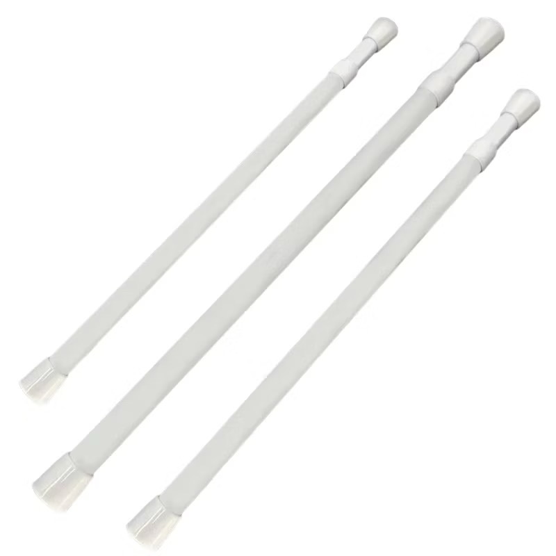 伸縮桿 多尺寸 白色 木紋