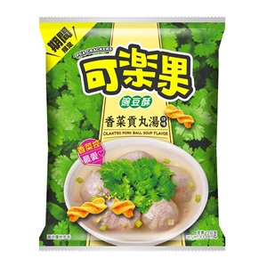 可樂果 香菜貢丸湯