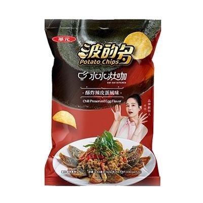 波的多酥炸辣皮蛋風味洋芋片