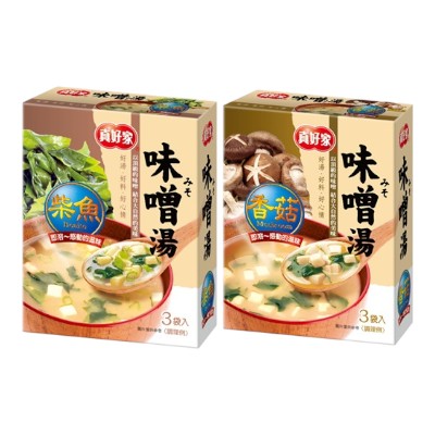 真好家 香菇/ 柴魚 味噌湯