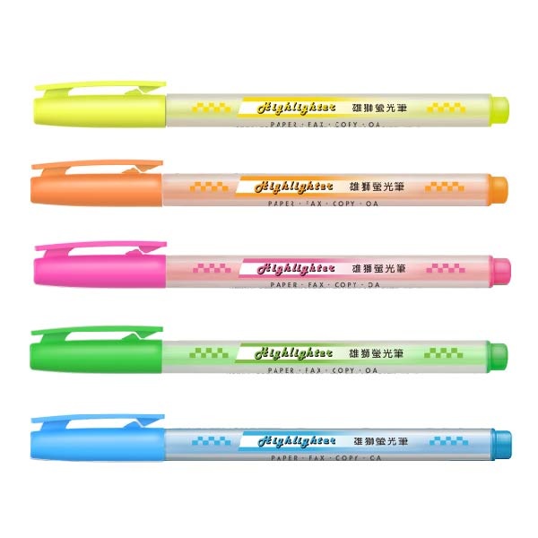 雄獅 FM-35單頭螢光筆 4.0mm